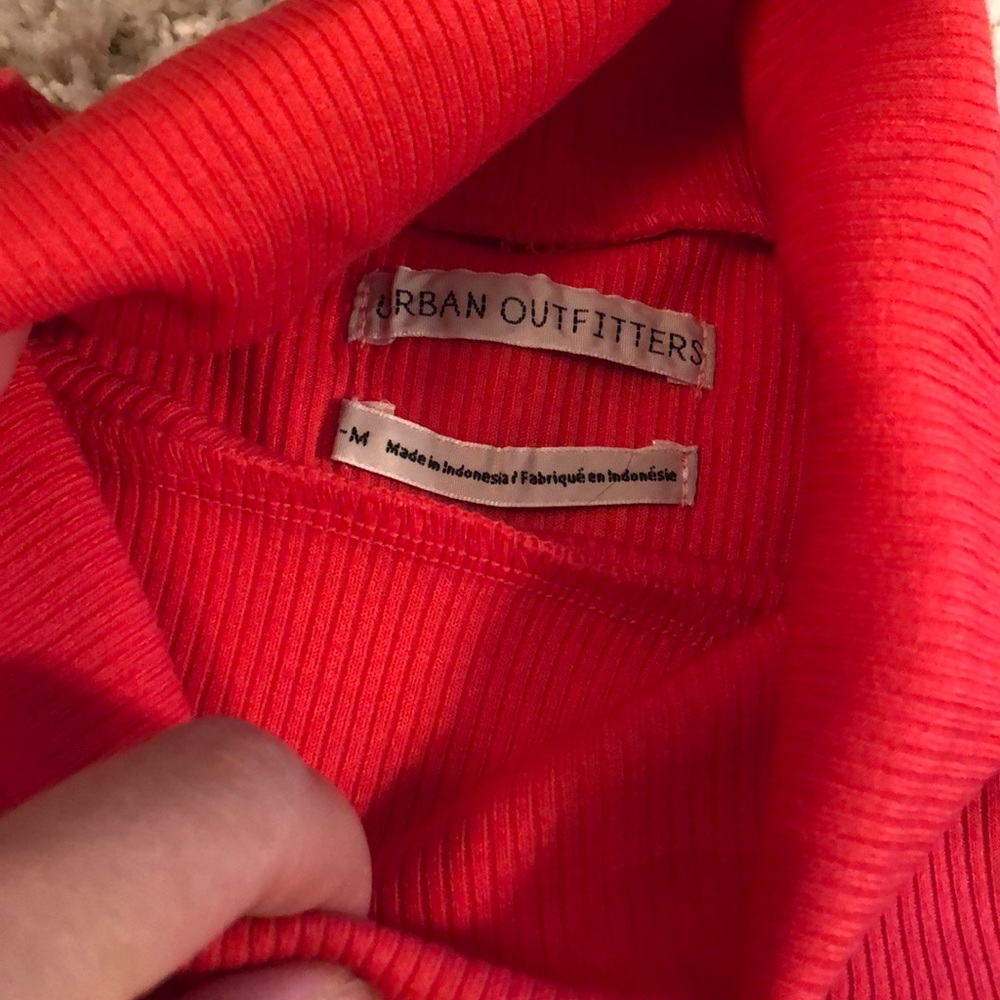 Urban outfitters turtle neck ruffle